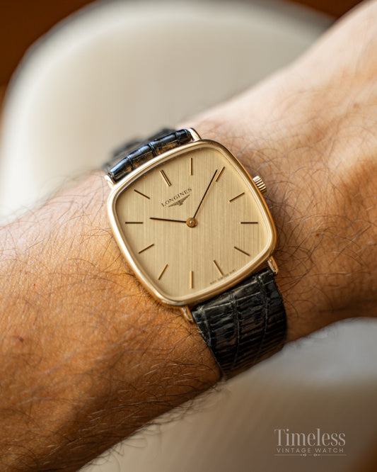 Longines Linen Gold Dial 5121-2-847