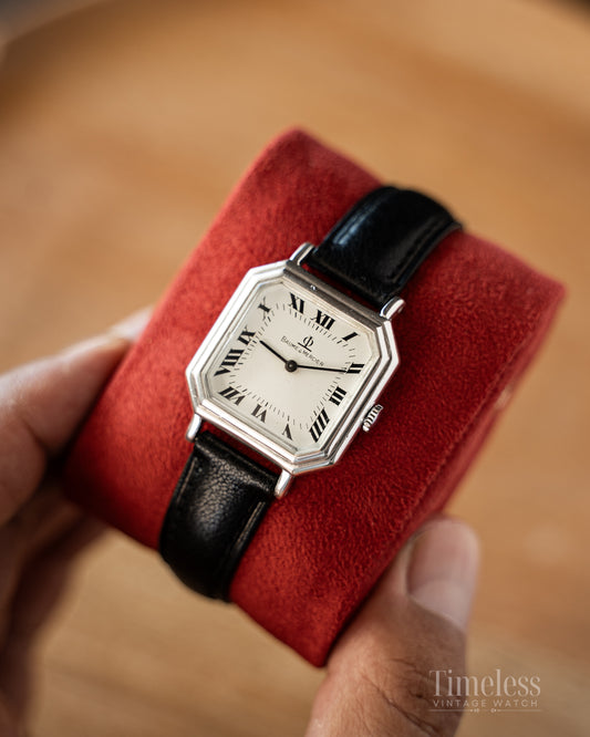 Baume & Mercier Tank Vintage in Argento