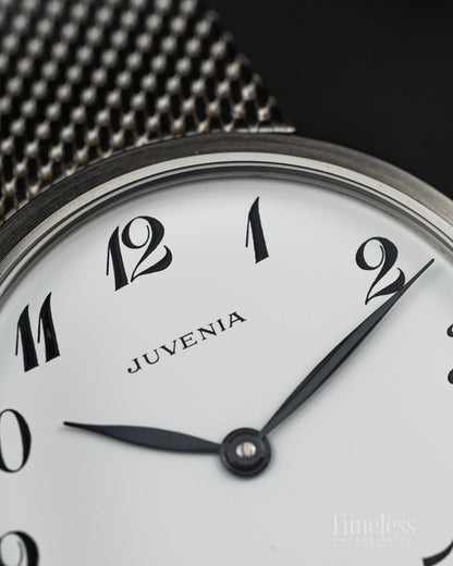 Juvenia Vintage Watch NOS ‘70s  Stainless Steel Manual Wind Cal.1105