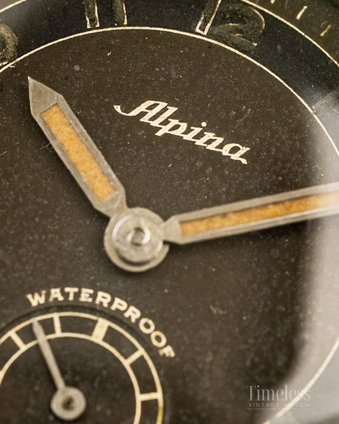 Alpina 1930s Borgel Case – Gilt Singer Dial – Cal. 586