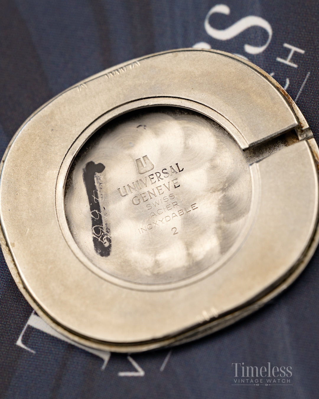 Universal Genève Ellipse, Blu Dial, Ultra Thin Ref. 842125, Cal.1-42, ‘70