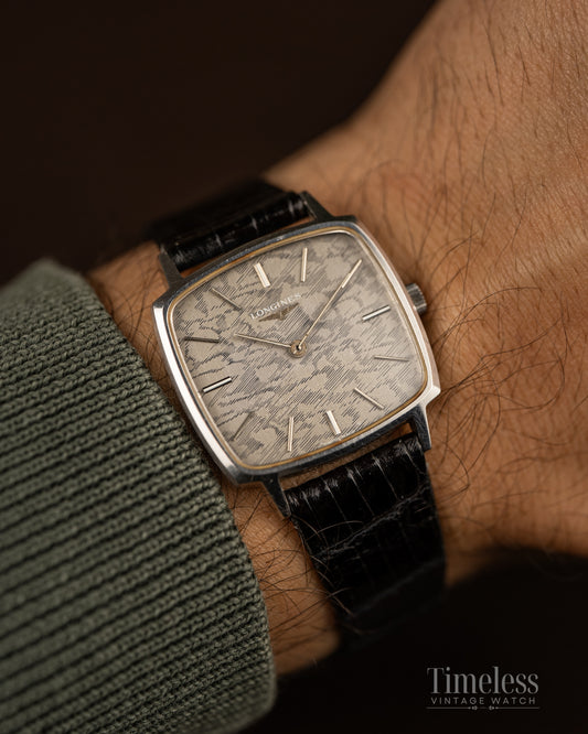 Longines Tonneau Ref. 4142 Camuflage Cal. L847.4 Full Box