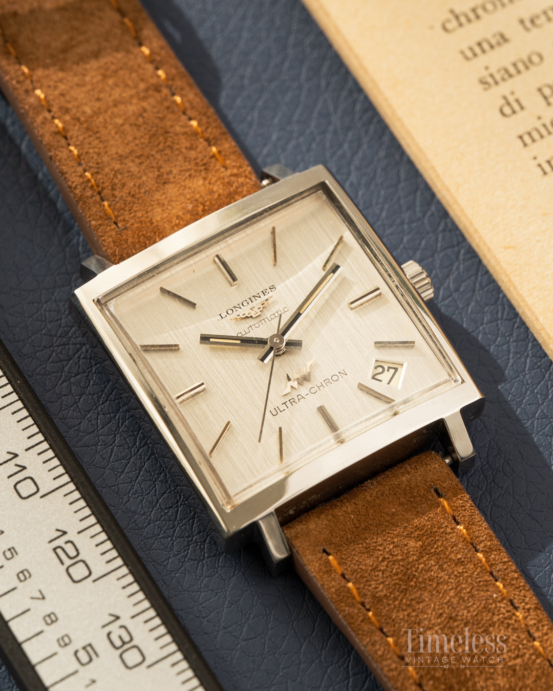 Longines Ultra Chron High Beat 36000 Ref 7829-3 Square 1968