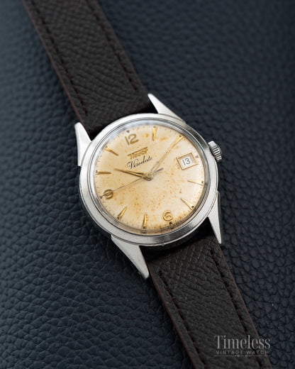 Tissot Visodate,Tropical Dial Cal 27B Ref. 6606-1,  50’s.