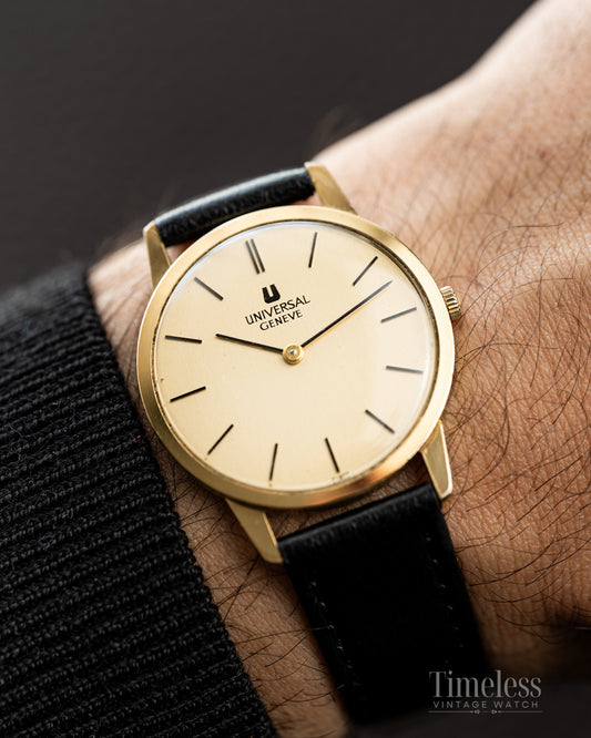 Universal Genève Ultra Thin Gold plated - Ref. 542101 Cal.1-42