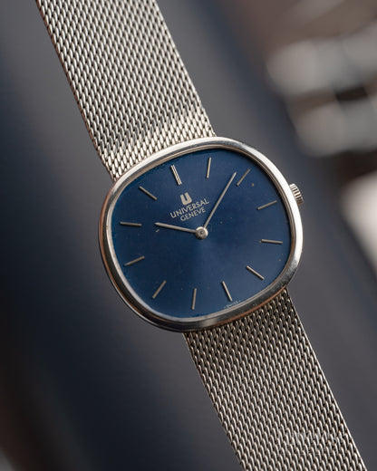 Universal Genève Ellipse, Blu Dial, Ultra Thin Ref. 842125, Cal.1-42, ‘70