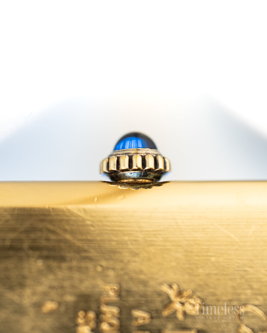 Must de Cartier Tank Manual Blu Lapis Spider Dial LM Ref 6