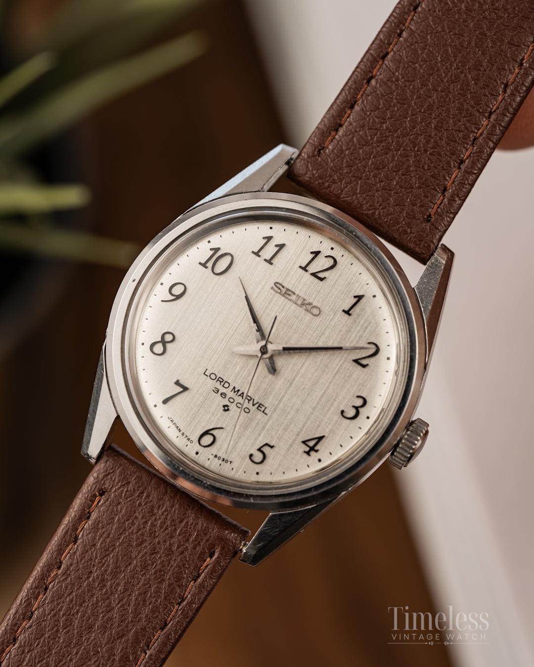 Seiko Lord Marvel 36.000 Hi Beat Arabic Dial Ref 5740-8000