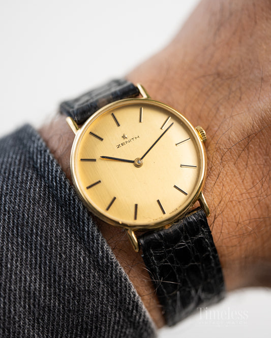 Zenith Stellina NOS 27.2240.616 Vintage Gold, Manual Wind, Full Set