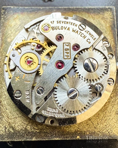 Bulova Vintage ’60 Gold Filled 10K – Tank, Linen Dial