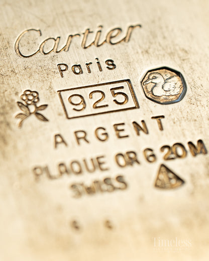 Must de Cartier Tank Manual Blu Lapis Spider Dial LM Ref 6