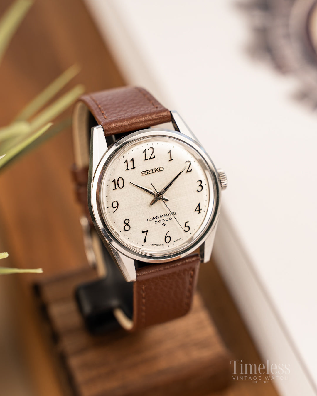 Seiko Lord Marvel 36.000 Hi Beat Arabic Dial Ref 5740-8000