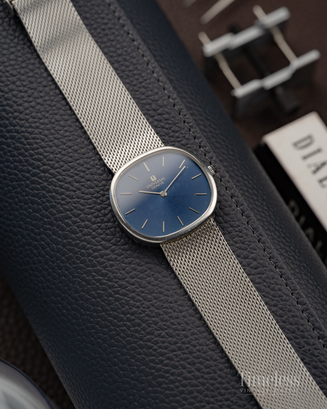 Universal Genève Ellipse, Blu Dial, Ultra Thin Ref. 842125, Cal.1-42, ‘70