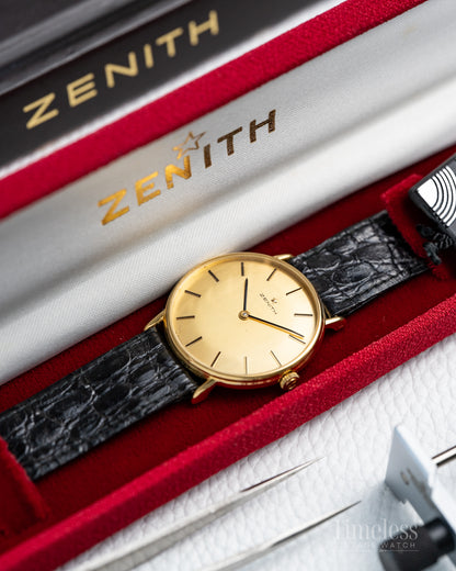 Zenith Stellina NOS 27.2240.616 Vintage Gold, Manual Wind, Full Set