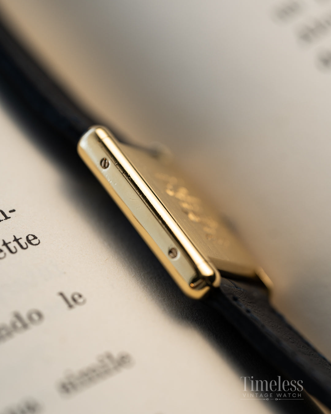 Must de Cartier Tank Manual Blu Lapis Spider Dial LM Ref 6