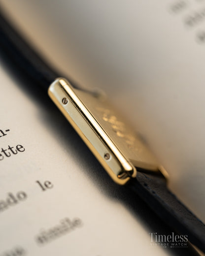 Must de Cartier Tank Manual Blu Lapis Spider Dial LM Ref 6