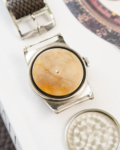 Alpina 1930s Borgel Case – Gilt Singer Dial – Cal. 586