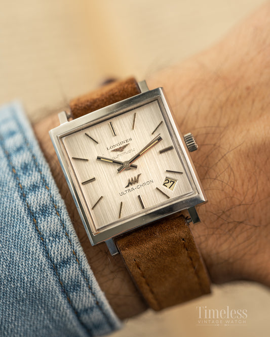 Longines Ultra Chron High Beat 36000 Ref 7829-3 Square 1968