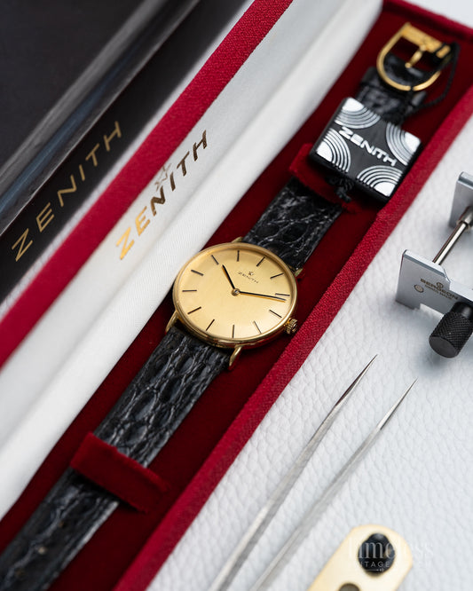 Zenith Stellina NOS 27.2240.616 Vintage Gold, Manual Wind, Full Set