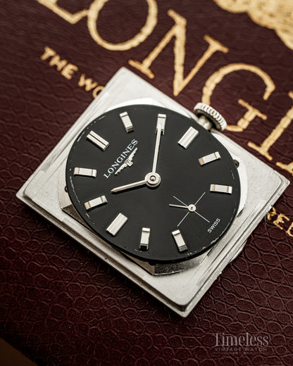 Longines Tank Black Dial Ref. 1137-370 - 10K Gold Filled
