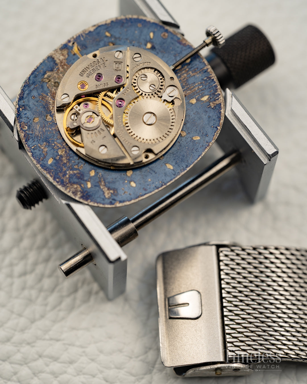 Universal Genève Ellipse, Blu Dial, Ultra Thin Ref. 842125, Cal.1-42, ‘70