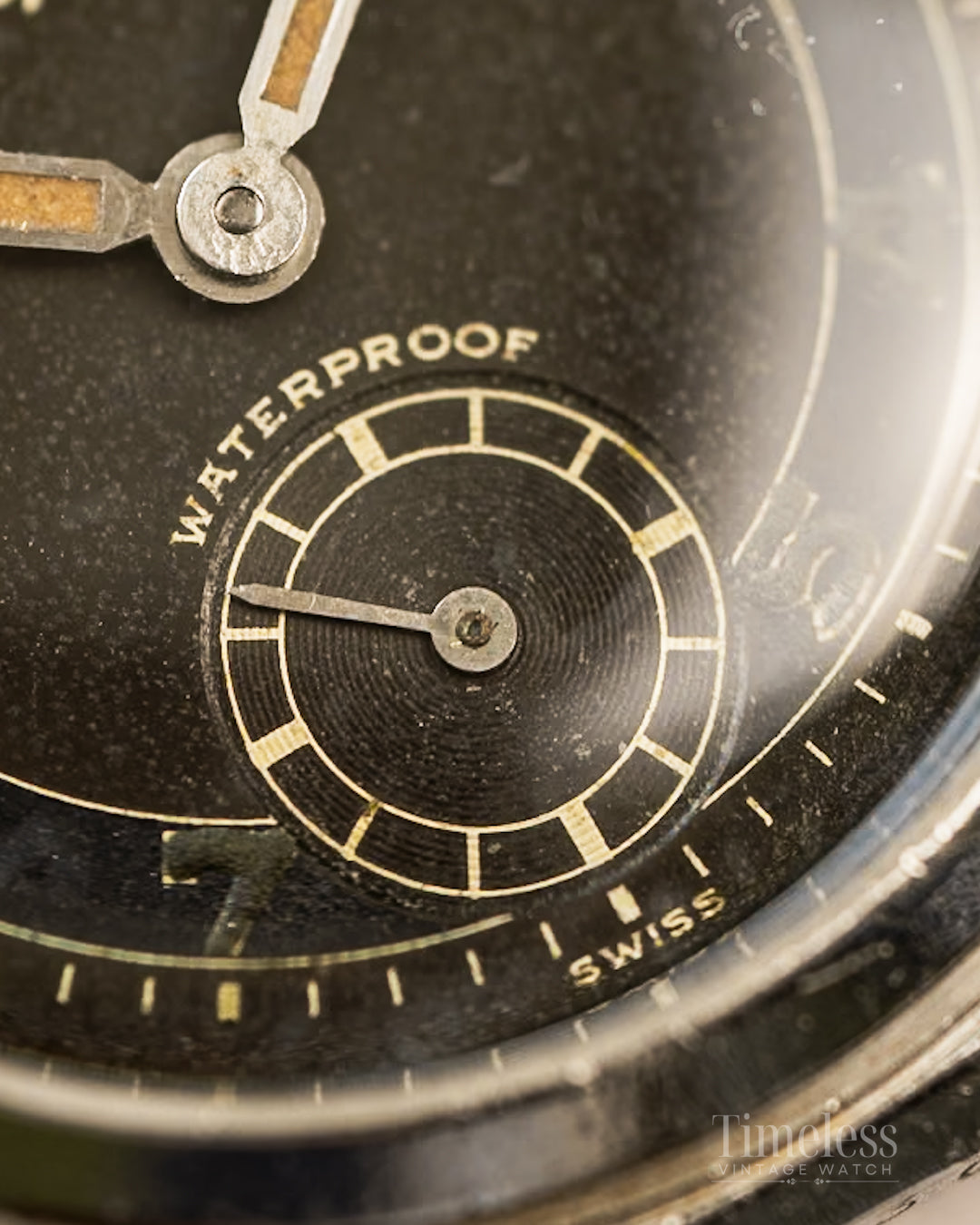 Alpina 1930s Borgel Case – Gilt Singer Dial – Cal. 586