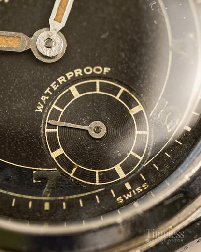 Alpina 1930s Borgel Case – Gilt Singer Dial – Cal. 586