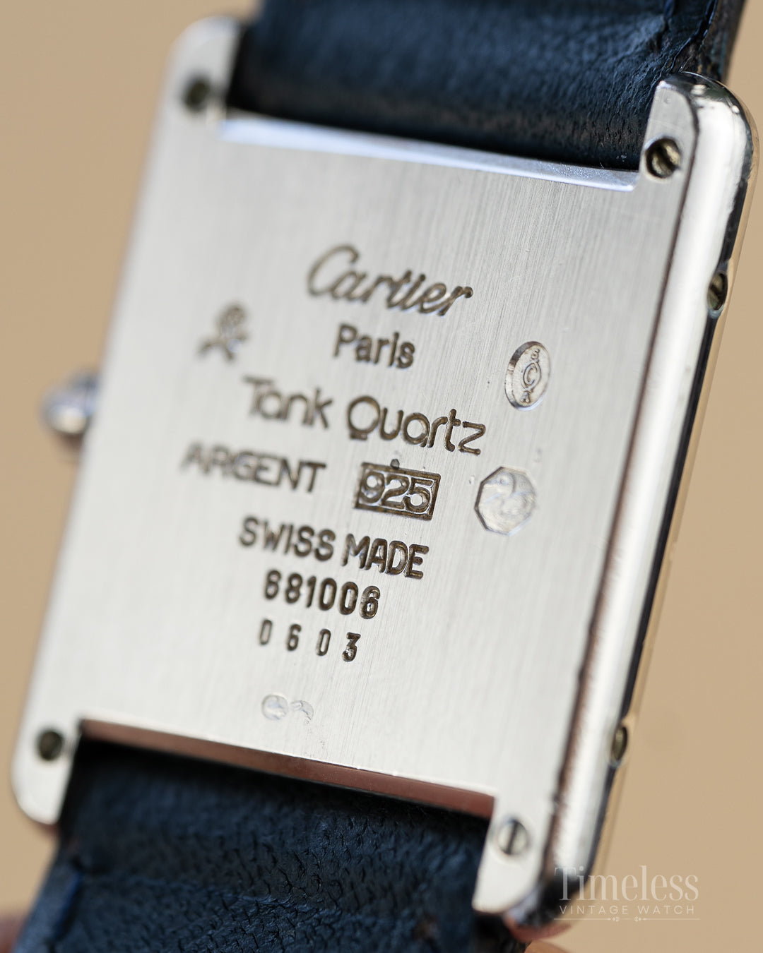 Cartier Tank Ref. 681006 – Argent 925, Quartz, 23mm x 31mm