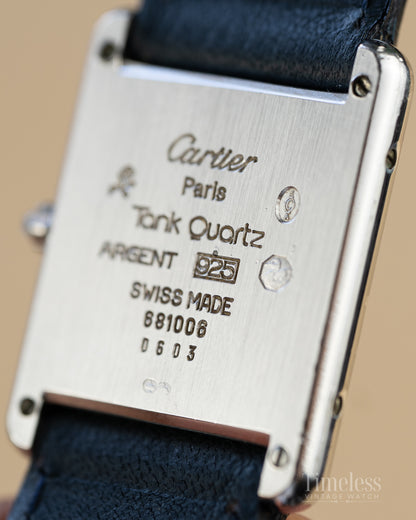 Cartier Tank Ref. 681006 – Argent 925, Quartz, 23mm x 31mm