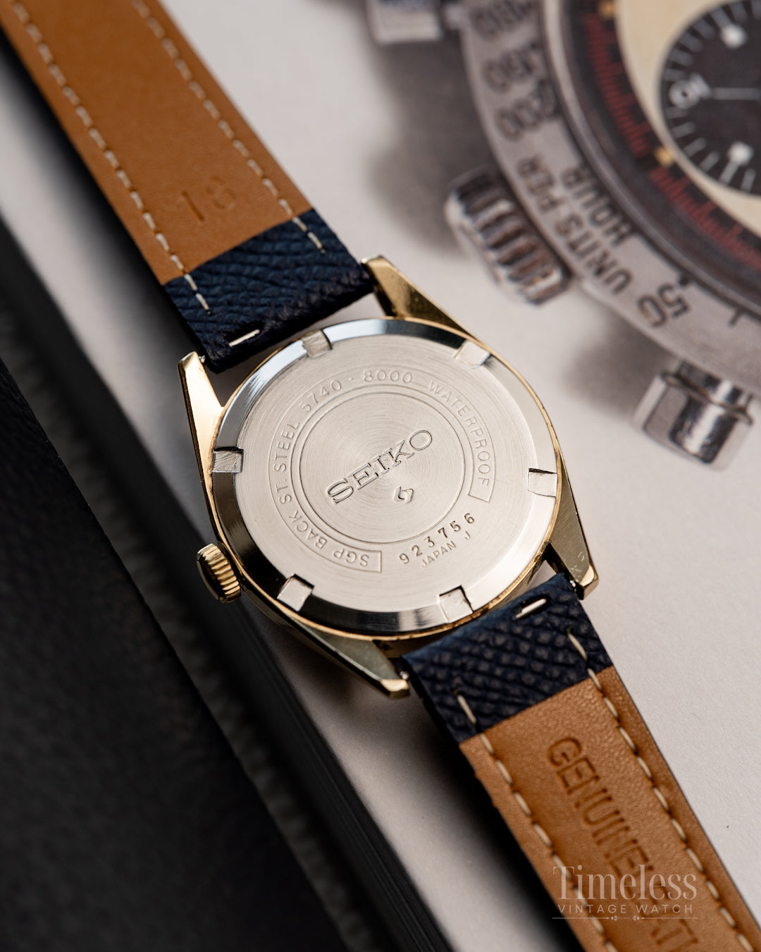 Seiko Lord Marvel 36000 Hi-Beat Ref. 5740C 8000 Gold plated - Arabic Dial