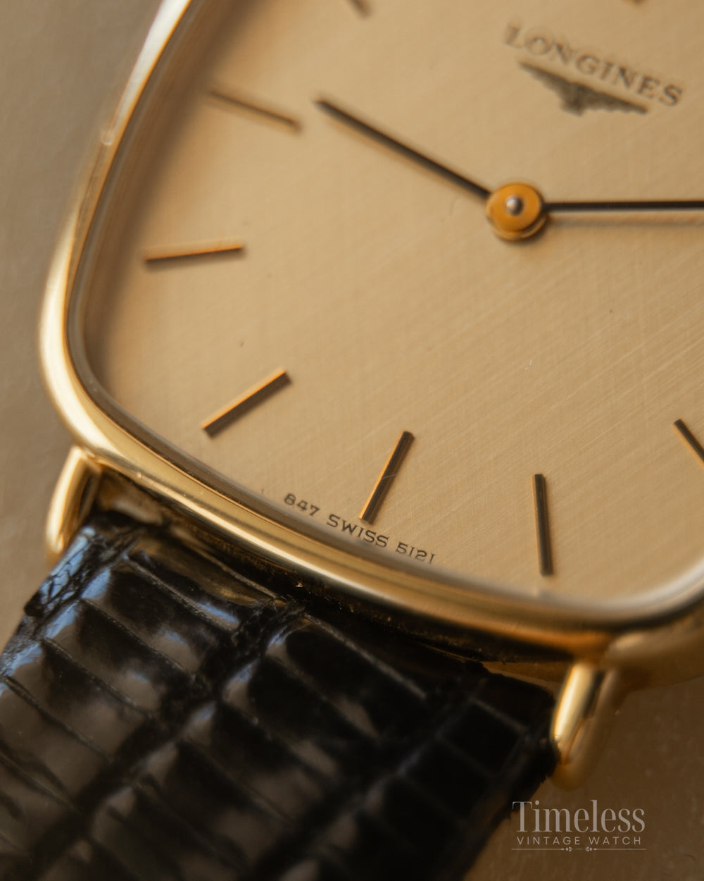 Longines Linen Gold Dial 5121-2-847