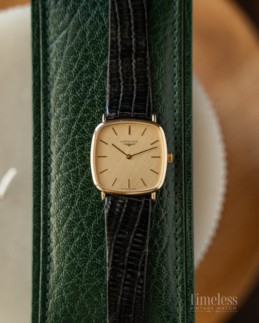 Longines Linen Gold Dial 5121-2-847