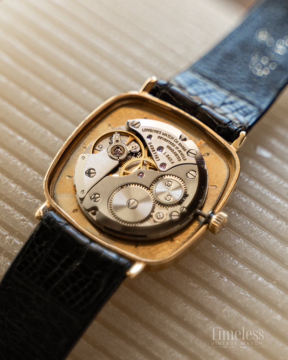Longines Linen Gold Dial 5121-2-847