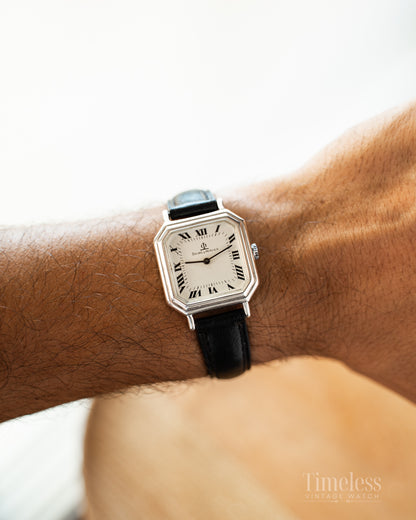 Baume & Mercier Tank Vintage in Argento