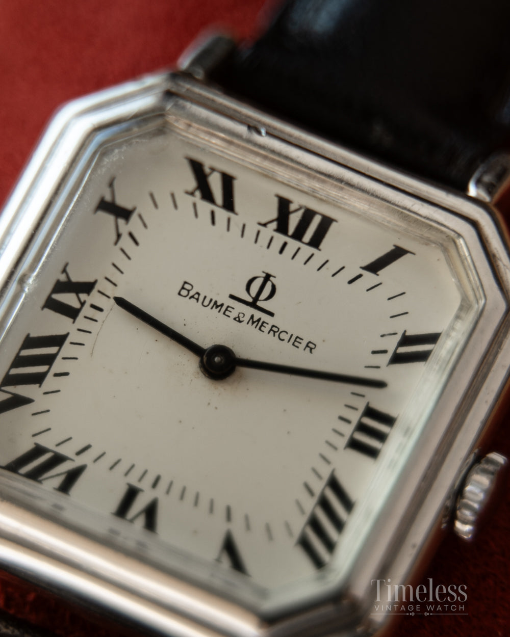 Baume & Mercier Tank Vintage in Argento