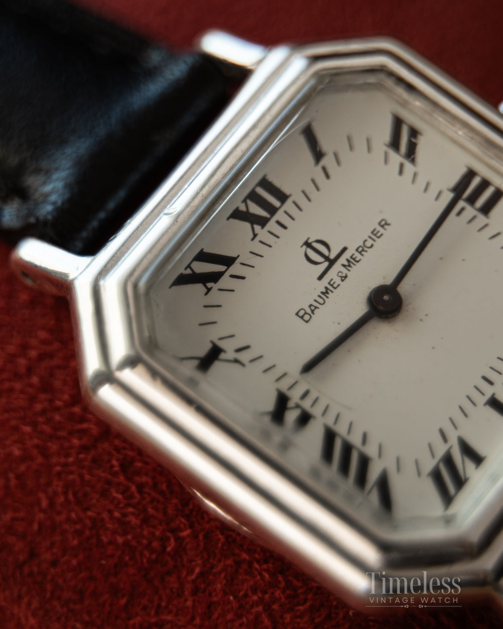 Baume & Mercier Tank Vintage in Argento