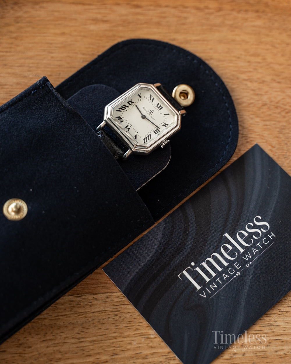 Baume & Mercier Tank Vintage in Argento