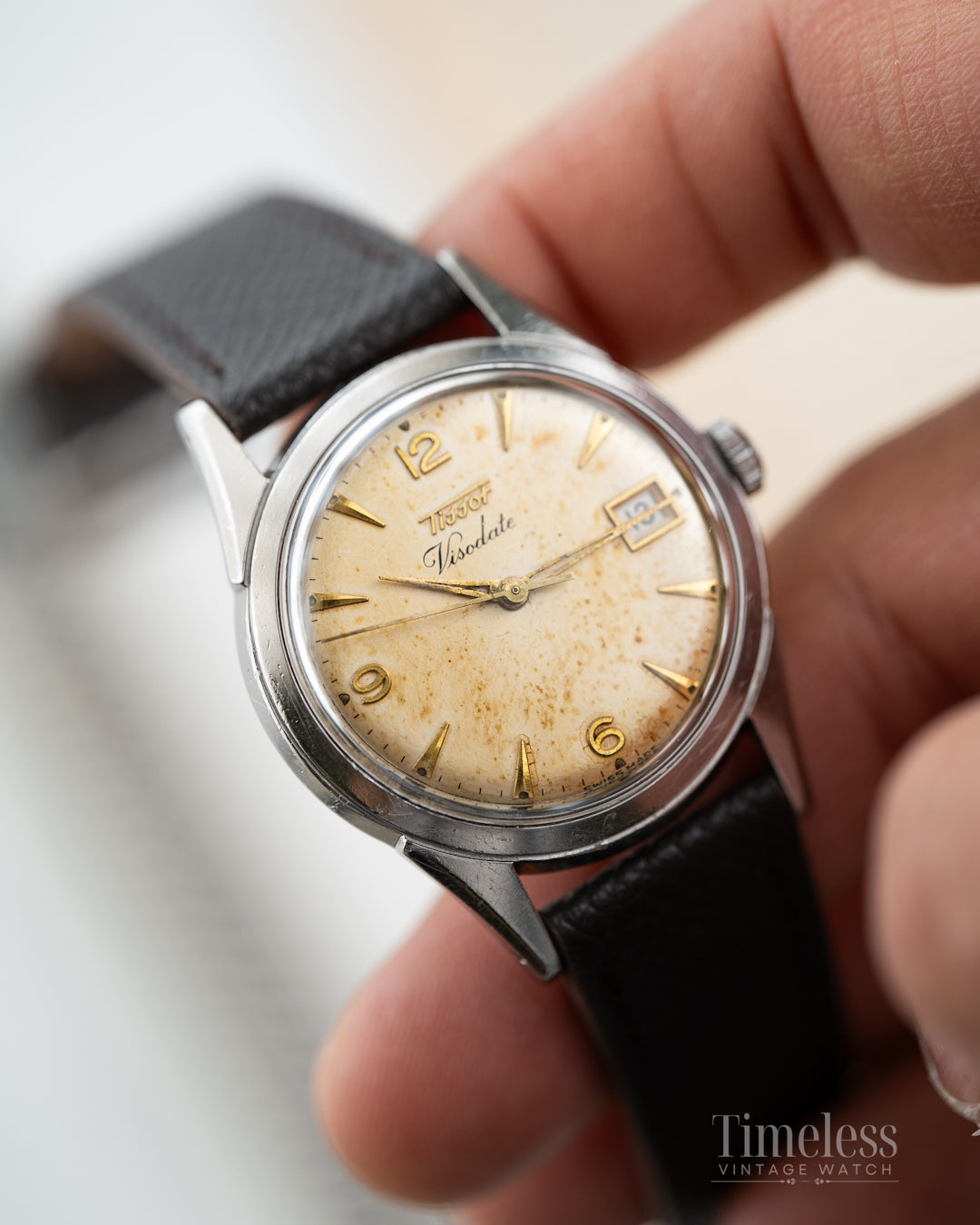 Tissot Visodate,Tropical Dial Cal 27B Ref. 6606-1,  50’s.