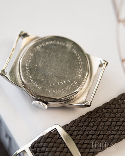 Alpina 1930s Borgel Case – Gilt Singer Dial – Cal. 586
