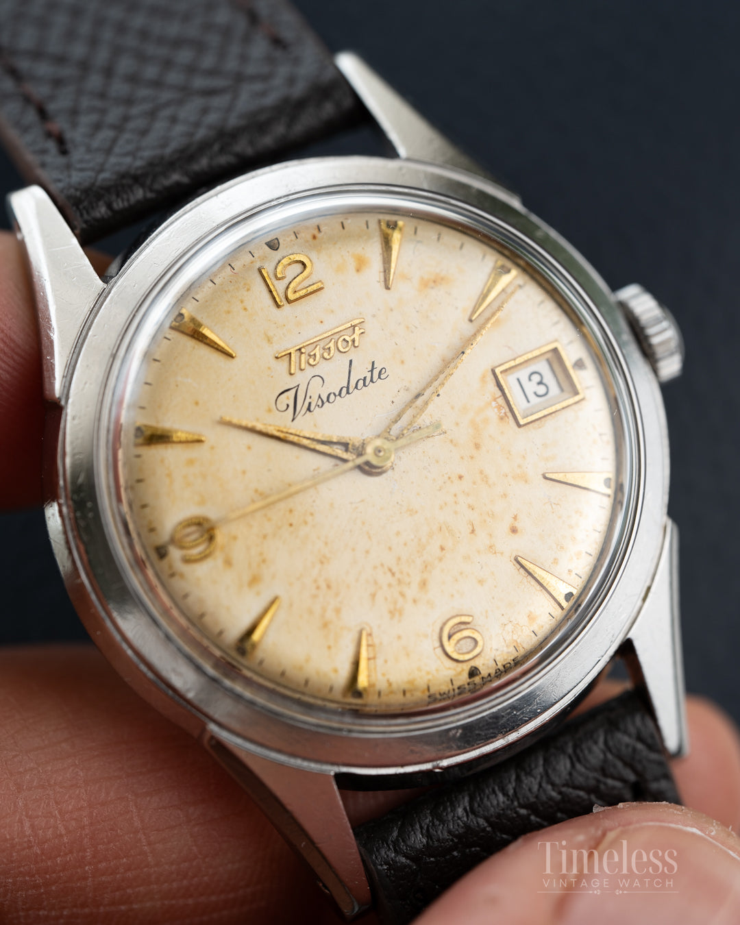 Tissot Visodate,Tropical Dial Cal 27B Ref. 6606-1,  50’s.